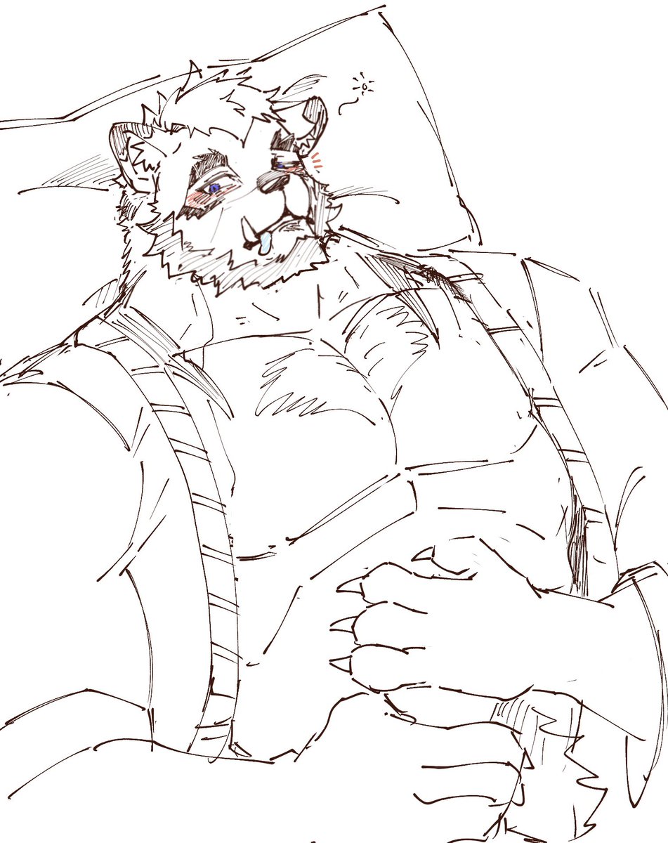 ff14_fenrirs's tweet photo. 하보크님 최근 사진보고 못참고 그린 그림… https://t.co/nKPUySr6HO