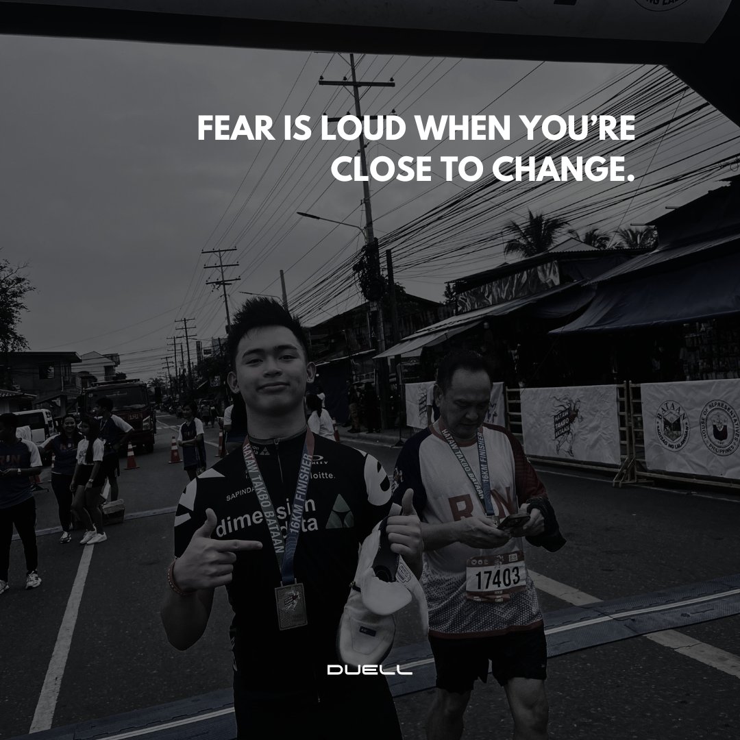 duellofficial's tweet photo. Fear knows you're getting closer. #duell https://t.co/ns3QpfQjoc