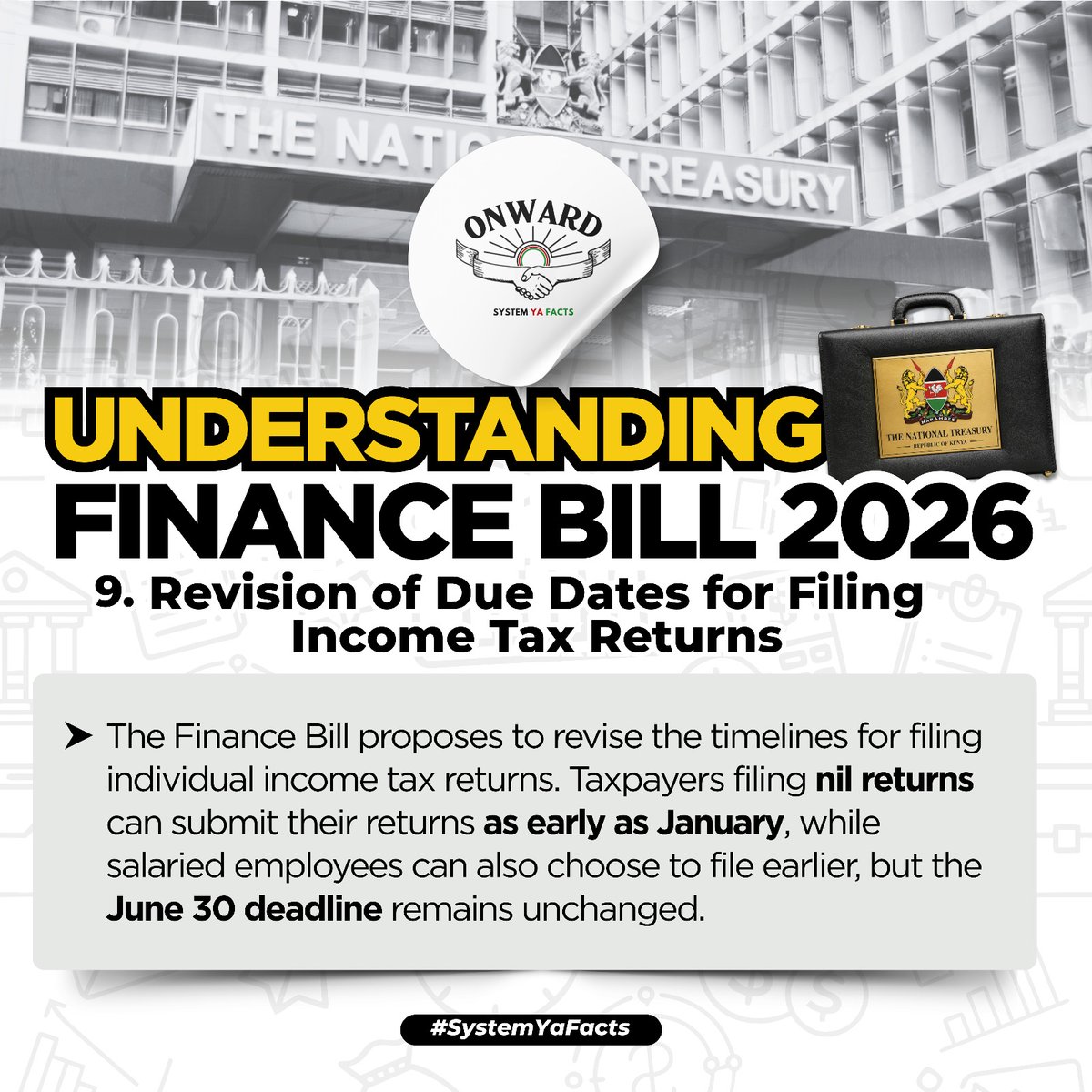 bianca_airis's tweet photo. A modern economy needs modern tax policies. From digital finance clarification to crypto asset reporting and tax amnesty provisions, the Finance Bill 2026 aims to align taxation with today's realities while promoting compliance and growth.
#FinanceBill2026Explained 
 Jisomee https://t.co/JsJM0ZAA6H