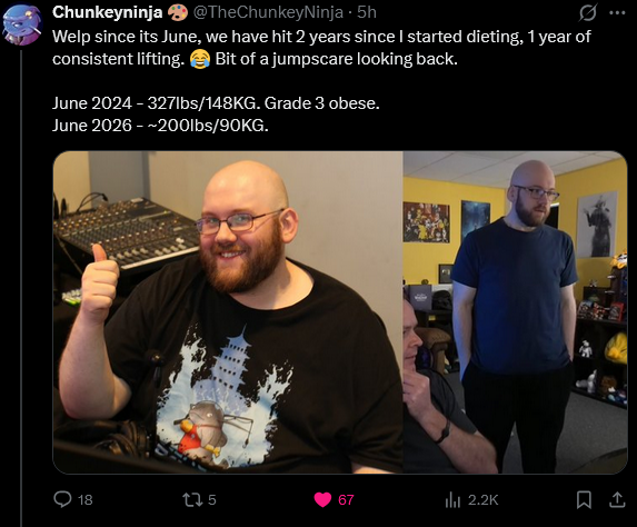 TheReciel's tweet photo. @TheChunkeyNinja perfect amount of likes https://t.co/yKRquaQUrs