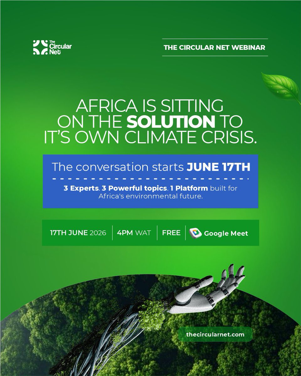 thecircularnet's tweet photo. Don’t miss out on this!

More details coming soon…

#thecircularnet #sustainability #esg https://t.co/g4IPNyw7G4