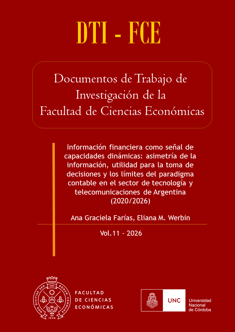 dtifceunc's tweet photo. Seguimos publicando !!! 📝
"Información financiera como señal de capacidades dinámicas: asimetría de la información, utilidad para la toma de decisiones ..." por Ana G. Farías, Eliana M. Werbin
2026, Vol. 11 👇👇
https://t.co/teupQfe9u0 https://t.co/fZlcL93zD9