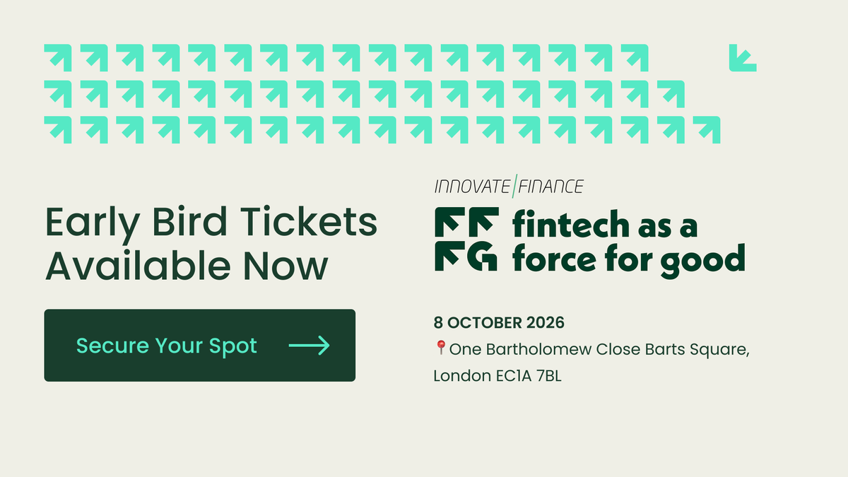 digitalpoundfdn's tweet photo. FinTech as a Force for Good returns on 8 October 🚀

Join CEOs, founders, policymakers and industry leaders to explore the future of financial services - from Responsible AI and Open Finance to digital sovereignty, resilience and growth.

📍 London
📅 8 Oct 2026

🎟️ Early Bird Tickets Available
https://t.co/hGzYz9PZMY

#FinTech #FinTechForGood #FutureOfFinance #AI #OpenFinance