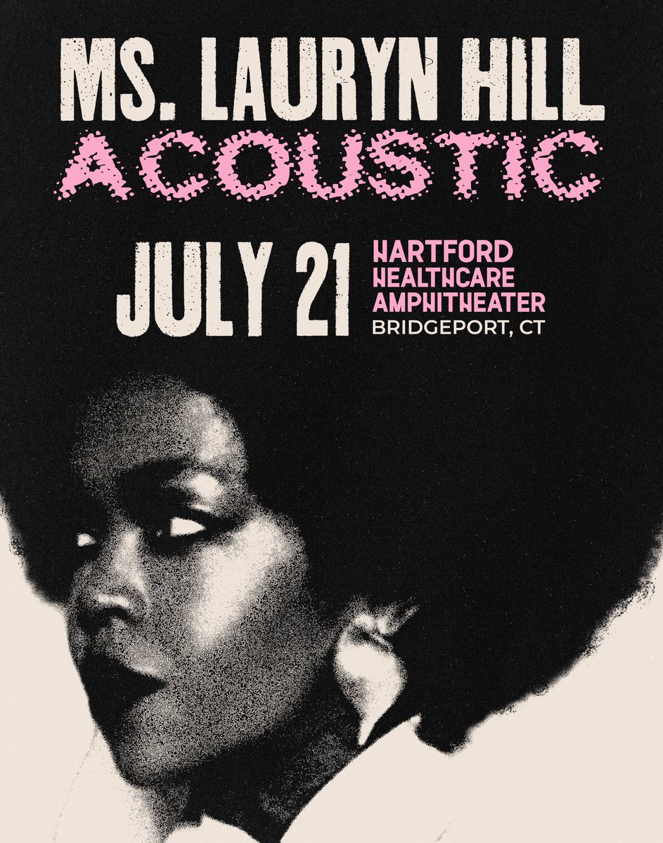 hot937's tweet photo. 🚨 JUST ANNOUNCED 🚨

The one and only @mslaurynhill is bringing her Acoustic Tour to Connecticut!

📍 @hartfordhealthcareamp – Bridgeport, CT
📅 July 21

🎫 On-Sale Friday At 10am @ticketmaster https://t.co/wHwCu2aOsc