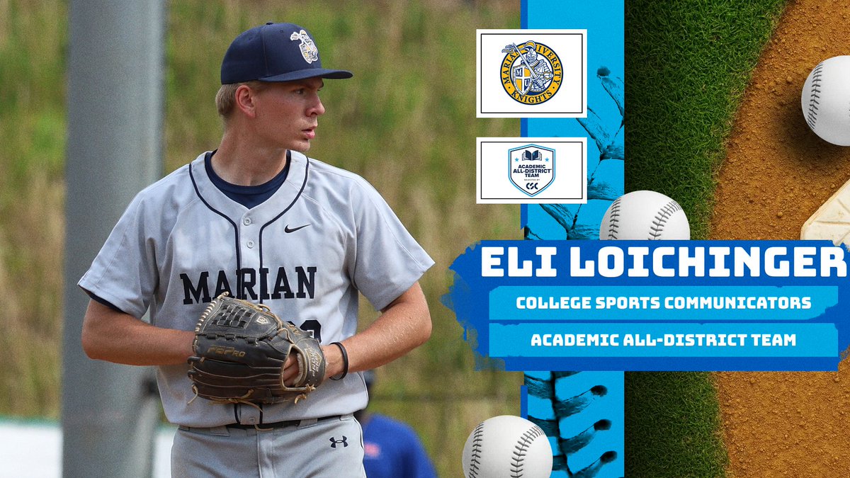 MUKnights's tweet photo. 📚ACADEMIC ALL-DISTRICT📚

Congratulations to @MarianUBaseball's pitching duo of Eli Loichinger and Evan Cooke on earning 2026 CSC Academic All-District honors!
https://t.co/G683iikB4z https://t.co/UOVzowjqEh