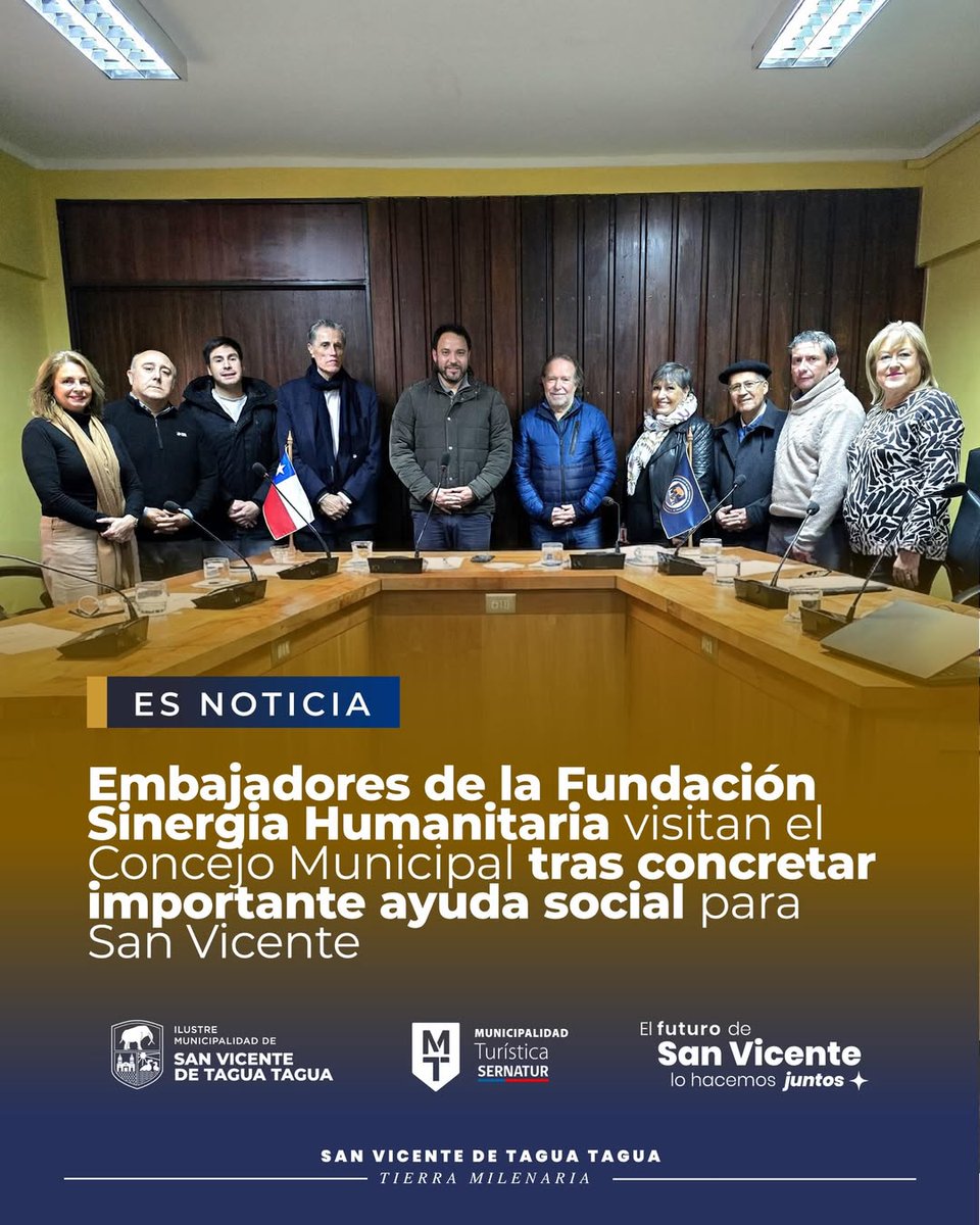fsinergiah's tweet photo. Durante la visita a San Vicente de Tagua Tagua, también sostuvimos una fructífera reunión con el alcalde Guido Carreño y miembros del Concejo Municipal, instancia en la que se abordaron nuevas oportunidades de colaboración https://t.co/rBiqttfsnx