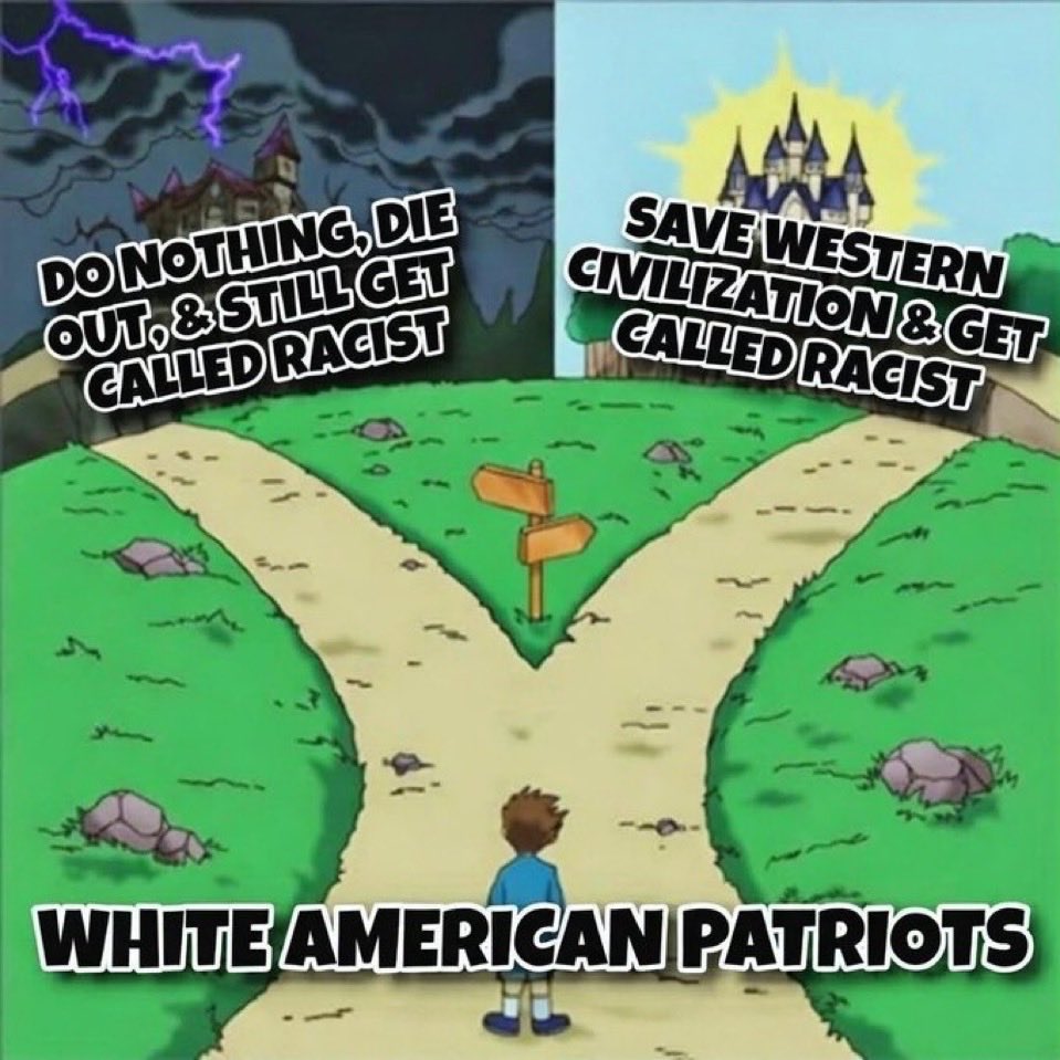 still_hustling's tweet photo. Guys, I think the globalists might have gone too far. I’m seeing more of these memes and it’s not just the algo.

This kid getting stabbed to death in Britain, the Irina murder, street takeovers, the tolerance of degeneracy, social decay, anti-white violence, a rise in communism, anti-Christian hate, TDS, etc. Shit is at a boiling point. People feel like they’re losing their culture, safety is at risk, and democracy has failed.

Get your bodies right and prepare to protect your families. I’m afraid we are close to something. If the GOP sweeps the midterms the left might step over the line and then shit hits the fan. Let’s hope I’m wrong.