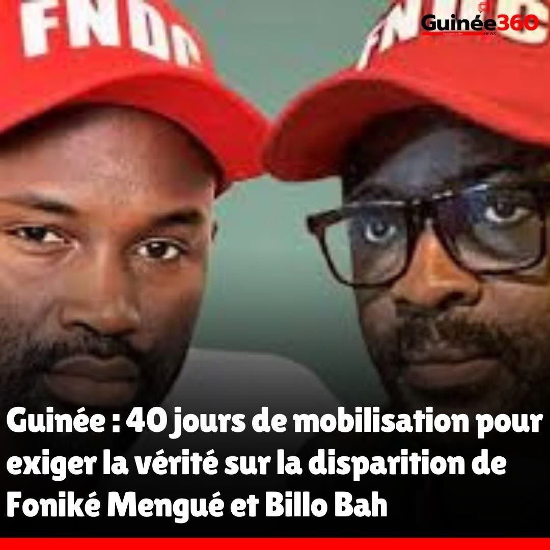 fareinta's tweet photo. L’ONG Tournons La Page Guinée a lancé une campagne pour exiger des réponses sur la disparition de Oumar Sylla et Mamadou Billo Bah, introuvables depuis le 9 juillet 2024.
➡️ https://t.co/CHXhDIpNHA #2AnsSansFonikéEtBillo #2AnsSansFonikeEtBillo https://t.co/aDAxZY5G0j