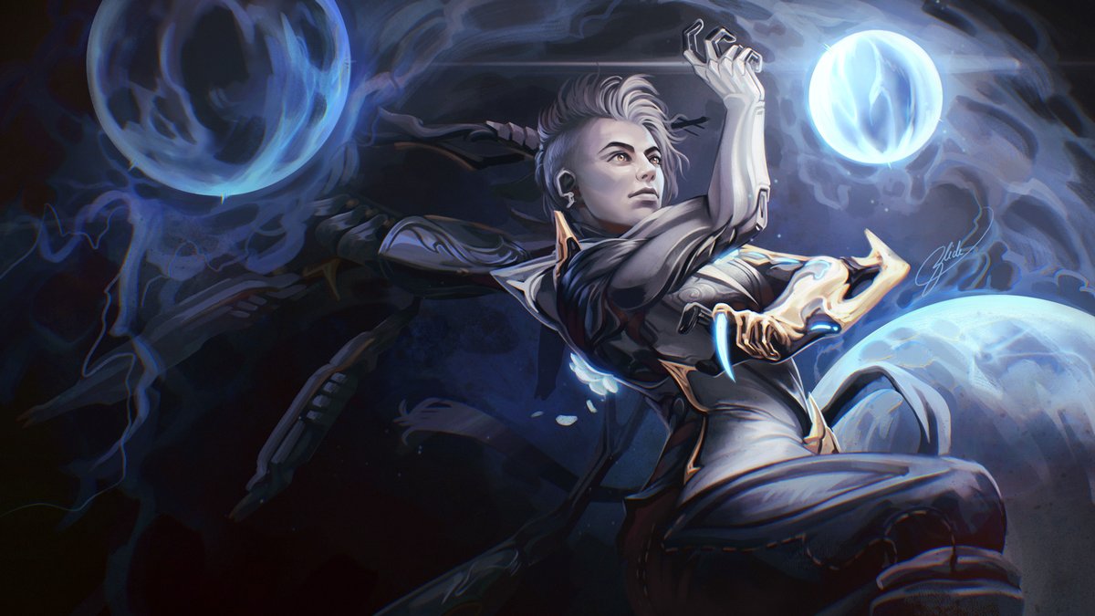 ZliDeArt's tweet photo. Can't forget to share the artwork I had done for the giveaway :) My beloved drifter showing off some of the tennocon swag! #warframe https://t.co/2zEaOzlxB0