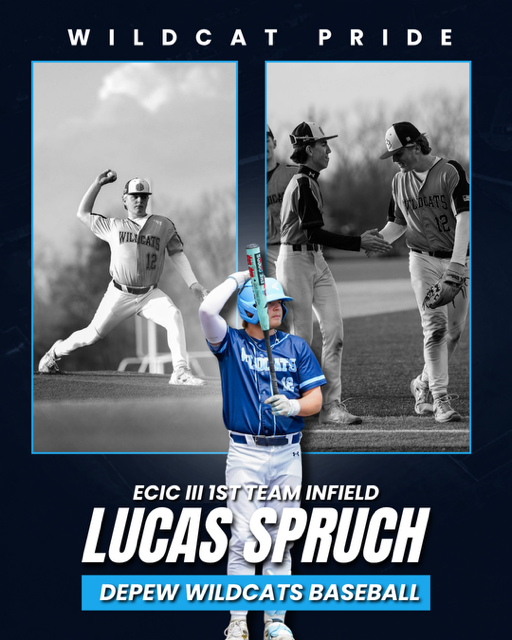 WildcatsBB2024's tweet photo. Congratulations Lucas Spruch. First team ECIC 3 Infield selection. Lucas tied the school record for hits in a season, 32. Lucas hit .600 in division play with 14 1B, 10 2B, 2 3B, and 1 HR.  
@WNYTomPrince 
@Sec_VI_Baseball 
@Section6_NY 
@SectionVI https://t.co/MgNvZwGLGE