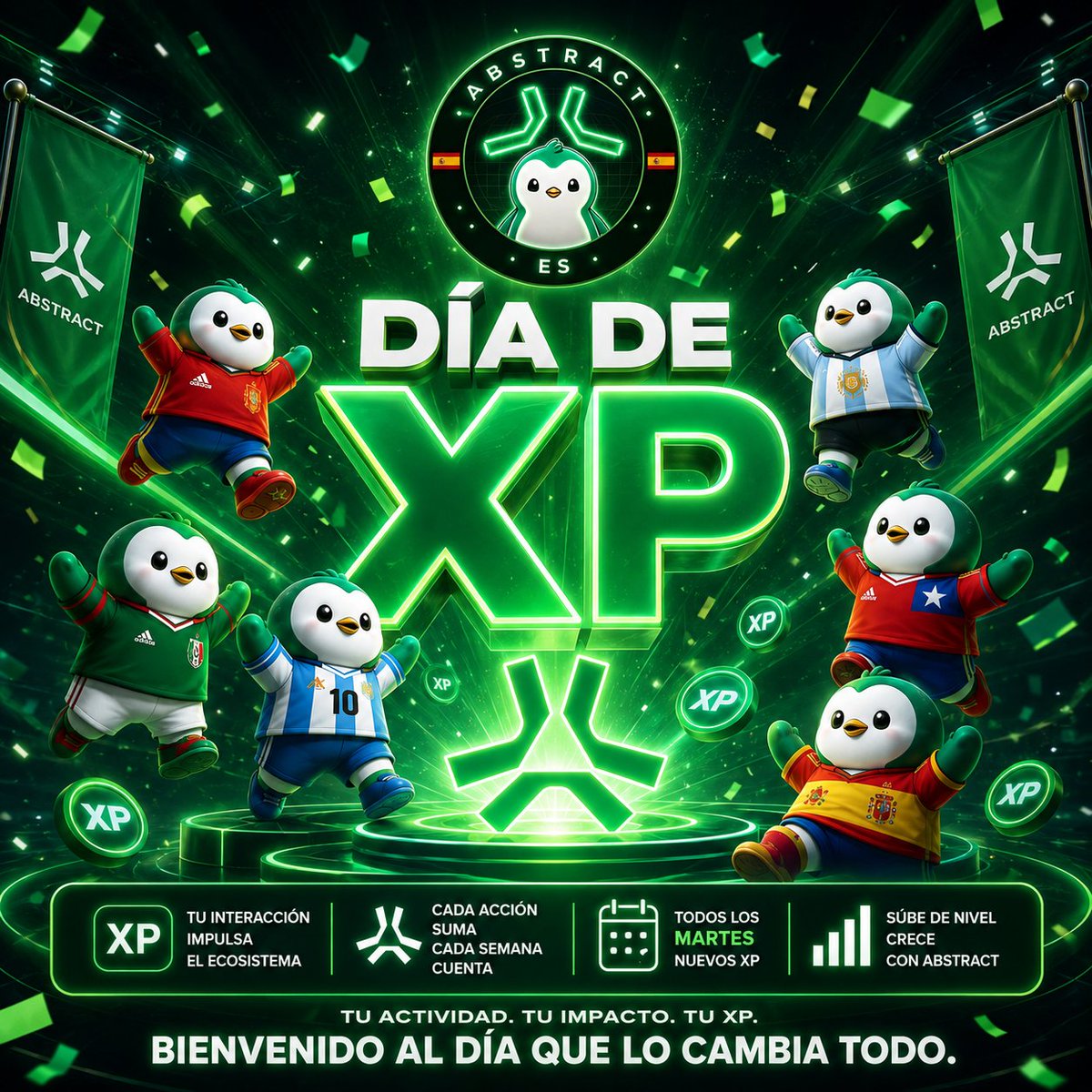 AbstractChainES's tweet photo. Ya está disponible la actualización semanal de XP en el Portal✳️

¿Qué tal tu semana? https://t.co/SCiaX1anVf