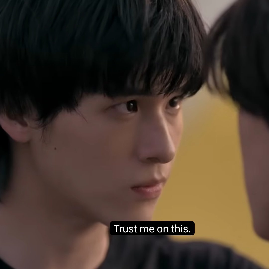 iminatwt's tweet photo. "don't baby him" 

starts looking passionately at his baby in the eyes and giving unconditional promises 

#WUTheSeriesEP5 https://t.co/4Lh34LPW22