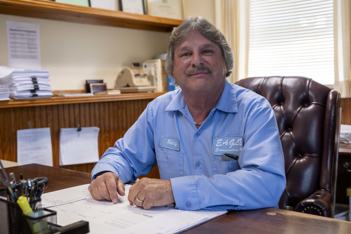 GetStyleMag's tweet photo. Eagle Exterminating is celebrating 50 years in business, marking a milestone for the locally owned pest control company that has served generations of customers throughout Lake County.

The company was founded in 1976 by Ed Robinette Sr. and his nephew, Danny Holderfield, in Mount Dora. According to owner Kenny Driggers, the business originally operated out of Holderfield's home before growing into the company it is today.

Kenny joined Eagle Exterminating in 1981 at age 19 after leaving his father's roofing business.

"It was just a job at that time," Kenny says. "Then I decided I liked meeting different people, and you're not in one place all day. So just figured I'd make a career."

After working in the industry for several years, Kenny became a certified operator and later served as a supervisor for the company. In 2019, Ed Robinette Jr. sold him the pest control portion of the business. Ed retained the termite division as he began transitioning toward retirement.

Today, Eagle Exterminating serves customers throughout Lake County, The Villages and parts of northern Orange County, including Apopka and South Apopka.

Asked what has helped the company remain successful for five decades, Kenny points to its relationships with customers.

"I think it's just an old-school hometown," he says. "Our customers are family. They're not just a number."

Read the full story here: https://t.co/lAxYOTmjM0