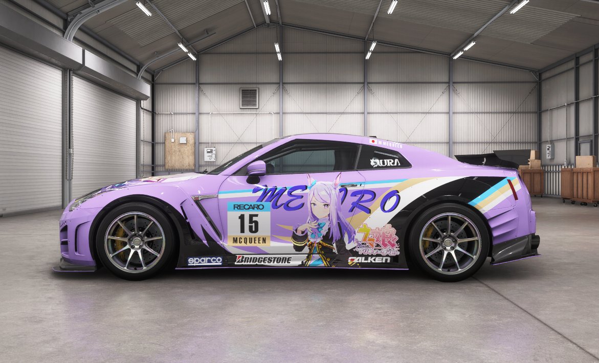 TR2517's tweet photo. Made a Mejiro Mcqueen from #umamusume livery in #ForzaHorizon６ for the 2020 GTR NISMO (R35)
Share code: 213 429 572  
#FH6 #mejiromcqueen #ウマ娘ゆるすぎダービー #nissanGTR #r35 https://t.co/gfO0SOuf8d