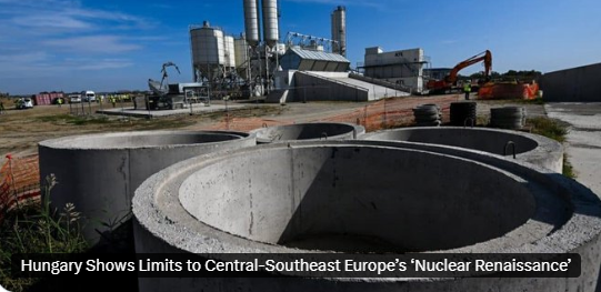 HopfJames's tweet photo. People have wondered whether Viktor Orban's loss in the recent election would affect Hungary's Paks plant expansion.  Word is that starting from scratch, with a non-Russian vendor is unlikely.  Article link in reply.

The Russia-friendly Orban administration made an agreement with Russia's Rosatom to build two Russian VVER-1200 reactors at Hungary's Paks site.  Construction is already under way.

Experts are saying that its too late to start over with a different supplier, and reactor design.  At most, some of the contracts' terms may be renegotiated.