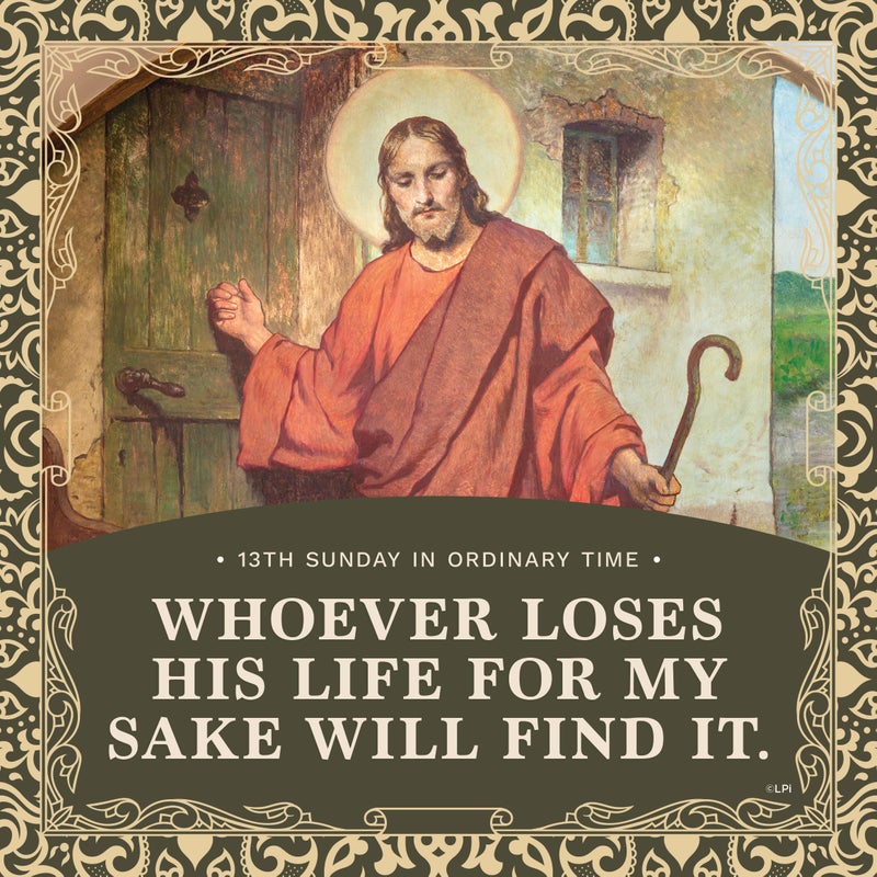 HSFremont's tweet photo. This upcoming Sunday, we hear in the Gospel reading, "Whoever finds his life will lose it, and whoever loses his life for my sake will find it." (Mt 10:39)

See you at Mass! https://t.co/nEhh8KRdwA