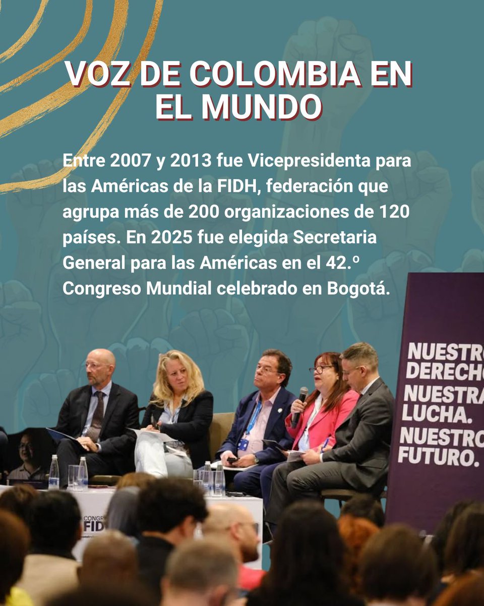 Ccajar's tweet photo. Este reconocimiento honra una vida entera dedicada a la búsqueda de justicia, verdad, reparación y garantías de no repetición para las víctimas y para que Colombia pueda ser un país en paz y con justicia social. https://t.co/WrSpXJhDAv