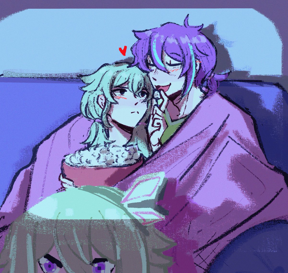 soapyak's tweet photo. art trade i did with @gamurune !!🥺
#prsk_FA #ruinene #類寧々 https://t.co/Ipb1x8GnqI
