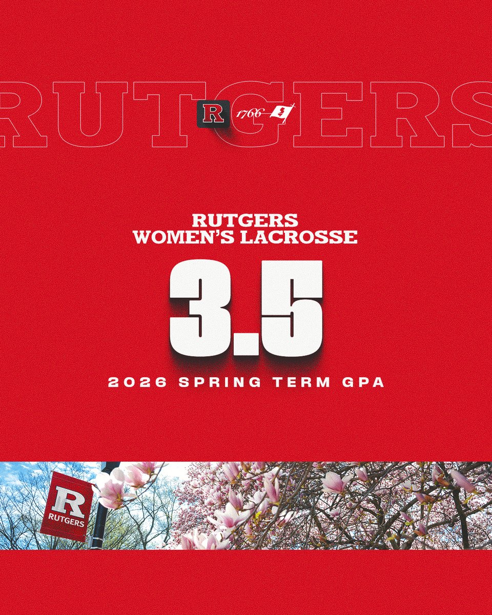 rutgers_wlax's tweet photo. Took care of business in the classroom this spring!

#BxB 🧱 | #GoRU https://t.co/k0MGCZs0Cf