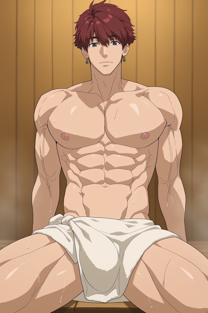 AllanimaGStars's tweet photo. Chill
#Thaddeus​ #KillerPeter #Muscular #Sexy #Manhwa #Swimsuit #Towel #SFW https://t.co/wcfTe2Uxch