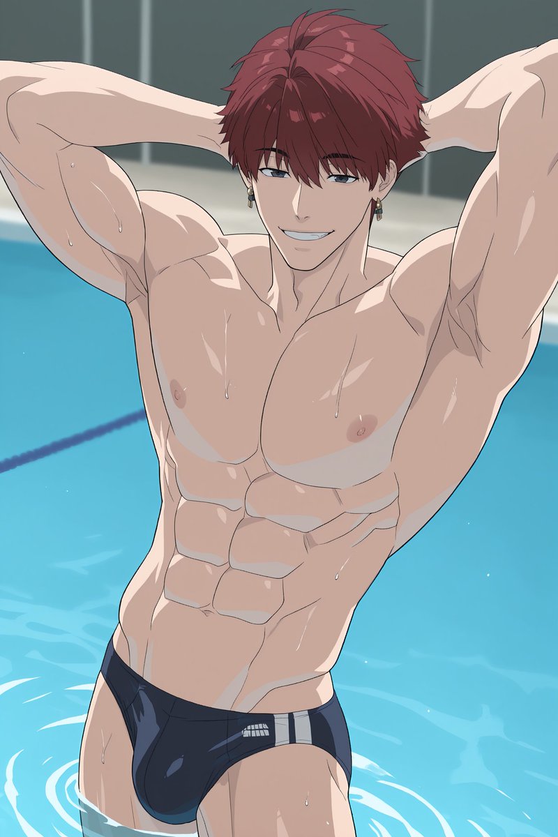 AllanimaGStars's tweet photo. Chill
#Thaddeus​ #KillerPeter #Muscular #Sexy #Manhwa #Swimsuit #Towel #SFW https://t.co/wcfTe2Uxch