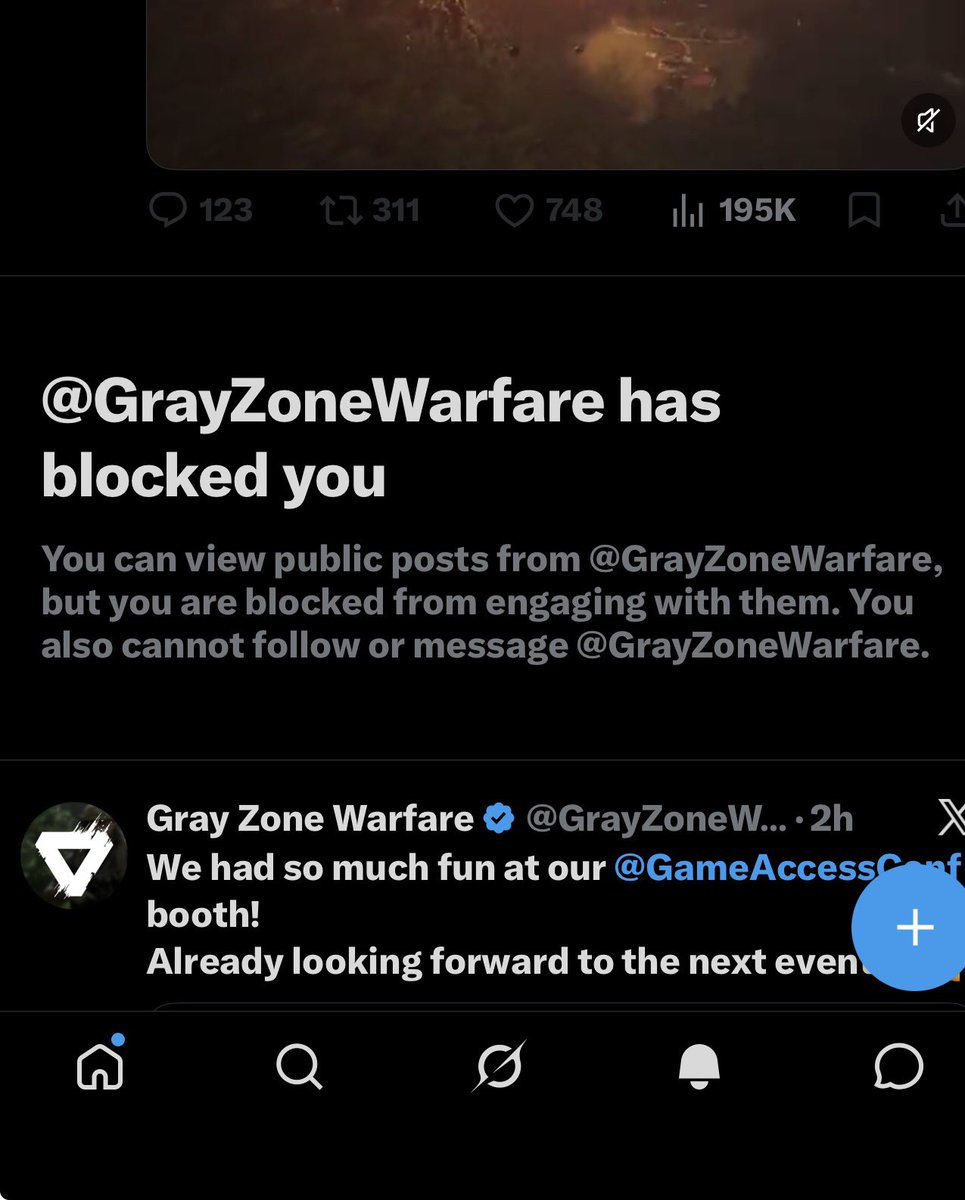 NoVaRedacted's tweet photo. @GrayZoneWarfare 

Lmfao I hope this game fails. Was a good game until they started being absolute dictators and censoring their community. 

Banned off their Reddit, discord, and now they prove me right again blocking me on X

A game where people get blown to bits and shot at, but they draw the line when you don’t use safe space friendly words. 

Hope this dev teams liberal ass ideology ruins their growth. 

#grayzonewarefare has a problem and it’s not the player base.  It’s their sensitive dev team who hides problems that players talk about and proceeds to ban and mute them so it gets hidden.
