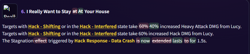 Bittexu's tweet photo. Lucy v3 changes

Multi-Threading - SQL multiplier increase 240% -> 270%
Resonance Liberation multipliers increased, CLD 24s -> 25s
S2 Buffed
S6 Nerfed

Wait for calcs https://t.co/lCmCAHk4pn
