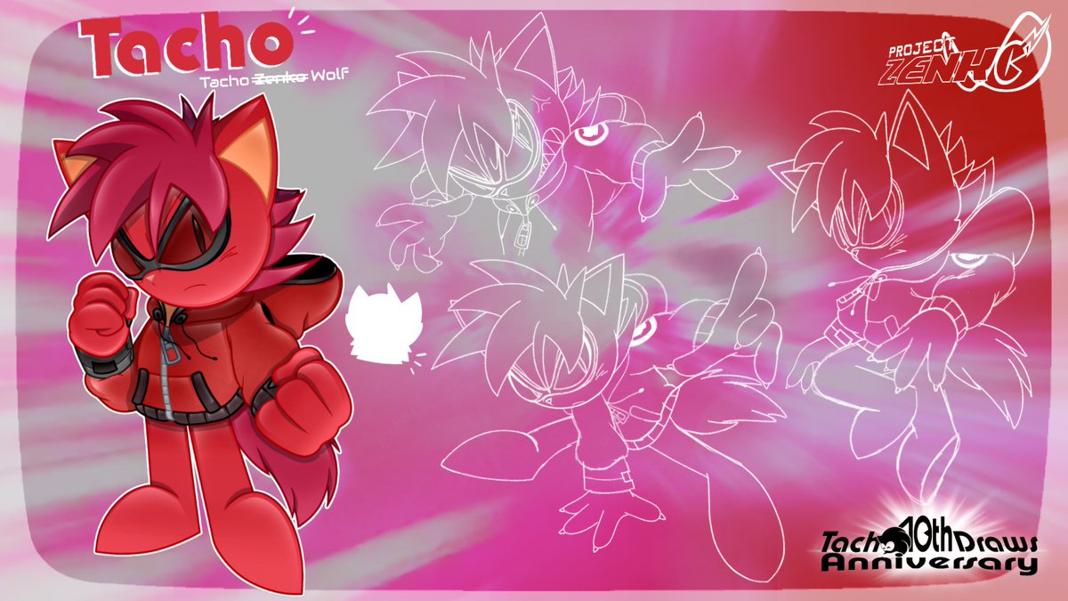 TachoDraws's tweet photo. 🧵1/3
[OC] TACHO  ̶Z̶E̶N̶K̶O̶ WOLF - A fox-wolf hybrid who's a very complex character than you think. 🦊 🐺 https://t.co/GeiEMDZnBU