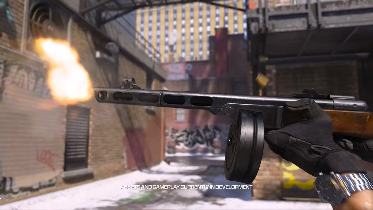 tdawgsmitty's tweet photo. THE PPSH IS BACK!

Also this was my favorite gun from the playtest https://t.co/o2S7K8z9GL