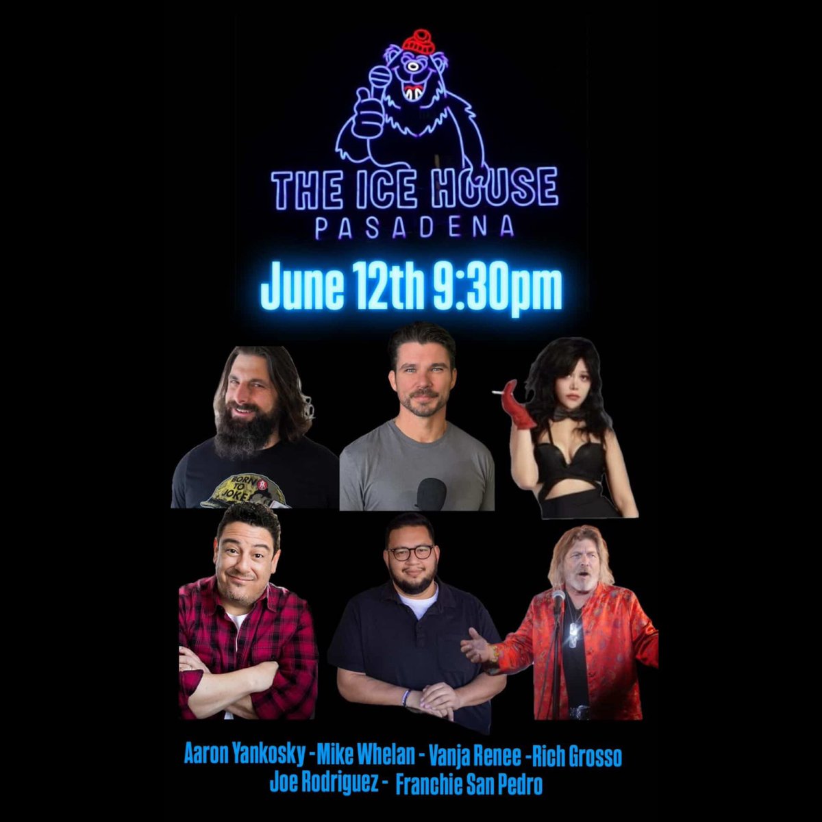 joerodcomedy's tweet photo. I’ll be at The Ice House in June 12th! Get your tickets here! https://t.co/GCbXVMG5K7 https://t.co/uPb7zMFJ5e