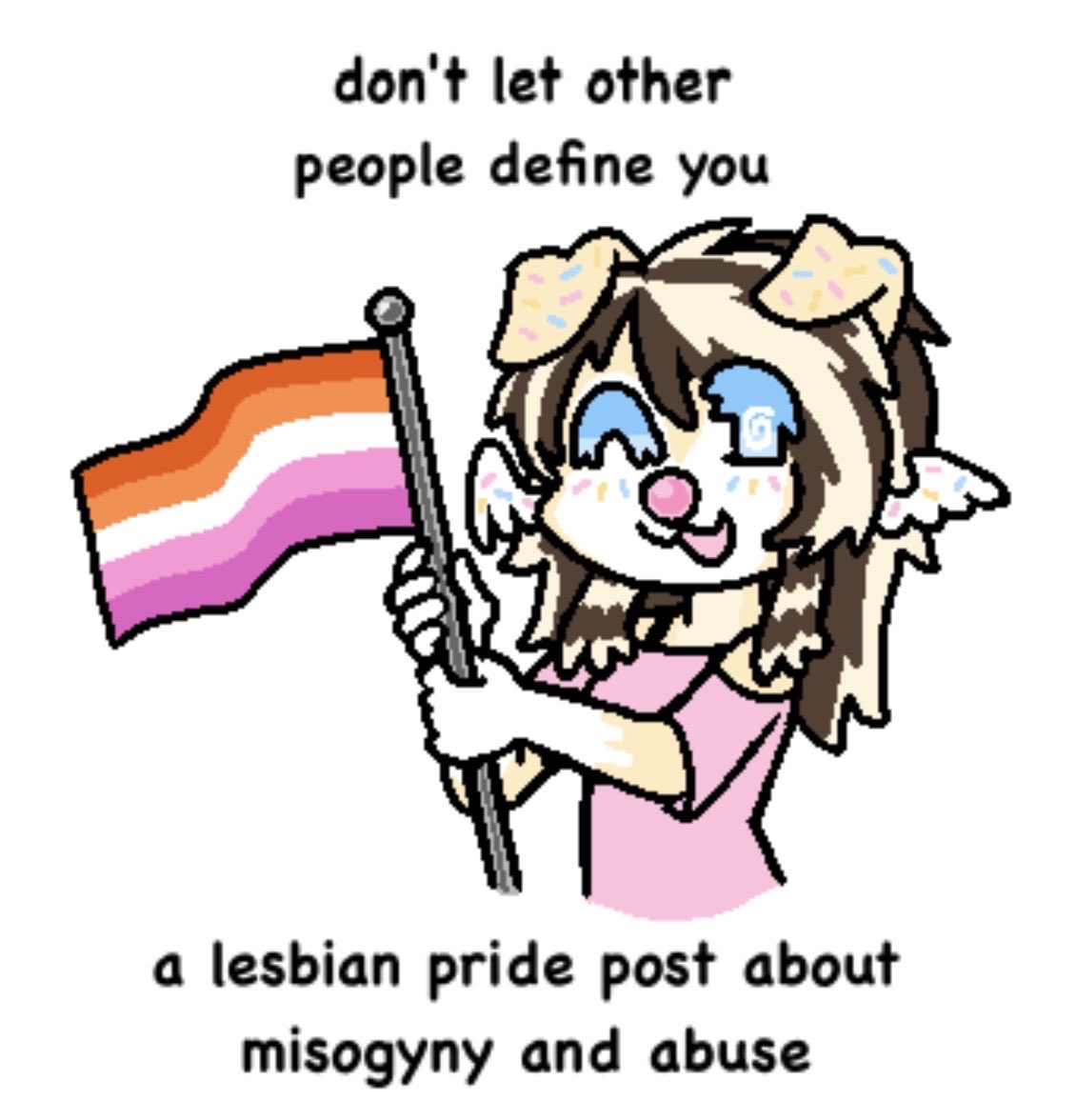 sprinkleseraph's tweet photo. ❤️🧡🤍💗🩷 
#lesbianpride

(1/10) https://t.co/NPoCAKrVGg