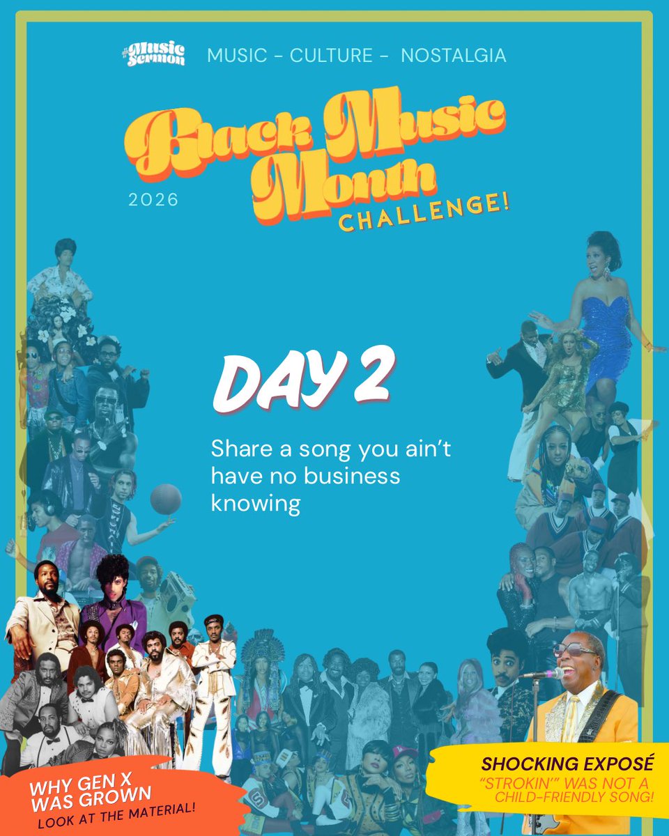 naima's tweet photo. Raise your hand if, as you’ve gotten older and heard songs with more mature ears, you’ve been like “Now why them people let me listen to this when I was a mere child???”

For Day 2 of the #BlackMusicMonthChallenge, share a song you ain’t have no business knowing as a young’un. https://t.co/8Uc1ln9YKk