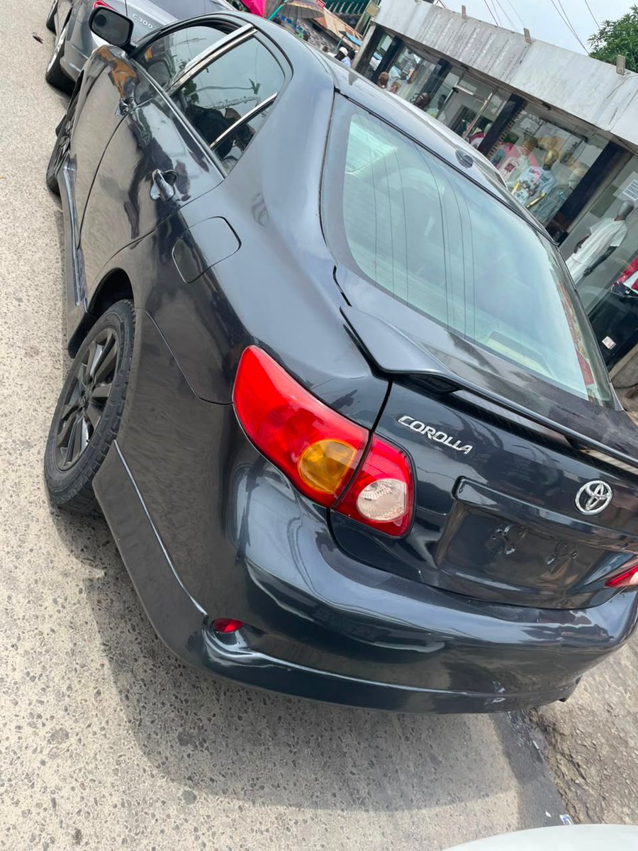WTalkmore's tweet photo. ****Hot deal awoof🔥  
Corolla 2009 sport neatly used
 Very sound  engine.
Ac Moscow standard 
Note:Gear drives but jumps 
Interior and exterior 💯 

going for 4.7M https://t.co/fi1vo4nsE2
