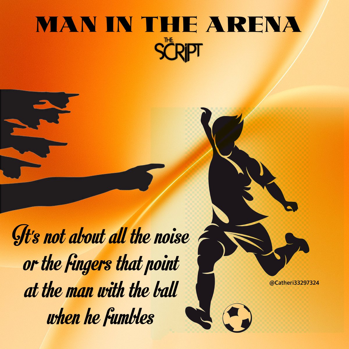 Catheri33297324's tweet photo. If I stand or if I fall I’m still giving it my all 🙌🏻❤️ #ManInTheArena  #TheScriptEdits 
@thescript 
#TheScriptFamily https://t.co/5zhivtpQqG