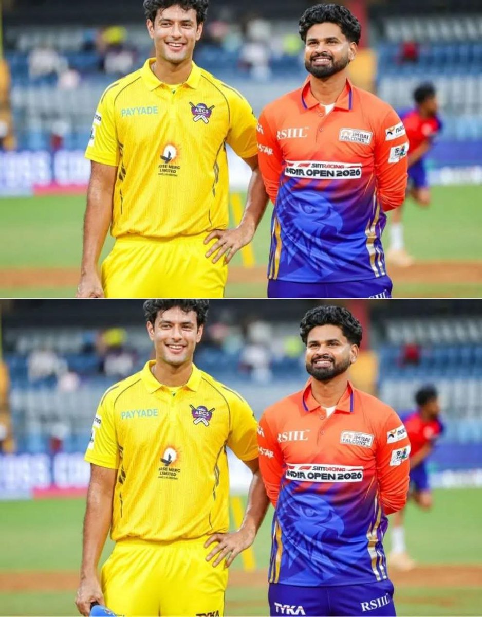 Dharmendra804's tweet photo. SHREYAS IYER × SHIVAM DUBE IN T20 MUMBAI LEAGUE - Wankhede stadium is witnessing some of the biggest stars in the tournament 🔥 https://t.co/OXU3Ej92I6