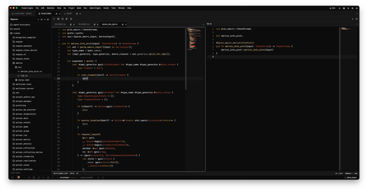 PulsarEngineRS's tweet photo. So amazing to see the UX slowly coming together https://t.co/FeE0q6tHds
