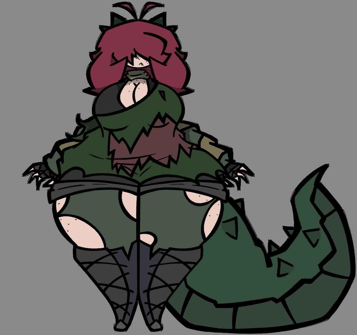 NvSirius91075's tweet photo. Every Croc needs their Deranged Jelly Villain~ 💚💙
#originalcharacter
#Digitalart https://t.co/IWf0PoEplL