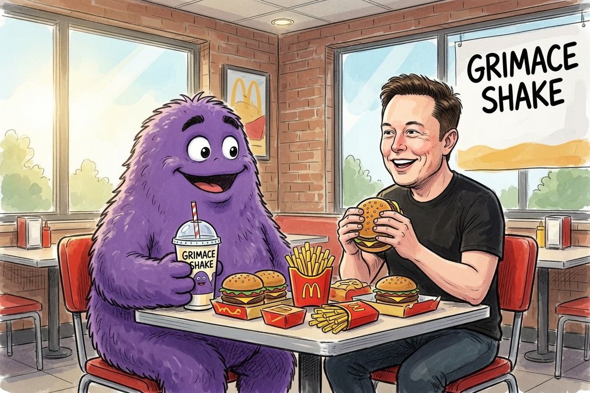 Incoming_Panda's tweet photo. @ElonMuskPDA @ElonMuskPDA @elonmusk @McDonalds https://t.co/W2KknrgUYk