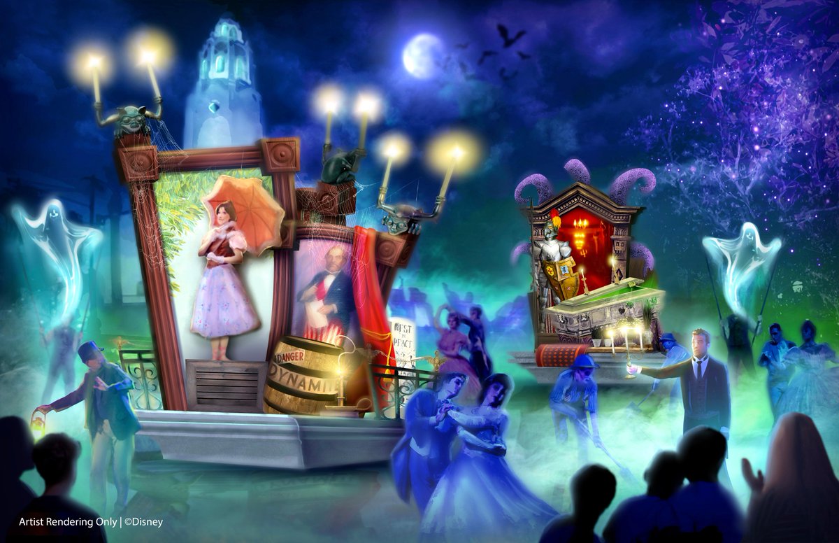 DWFJP's tweet photo. 🎃Oogie Boogie Bashの人気エンターテイメント「Frightfully Fun Parade」が2025年で終了へ。

2026年からはホーンテッドマンションをテーマにした新ショー「Madame Leota’s Swinging Wake」がスタートします👻
https://t.co/APM8jWVG40 https://t.co/YbnR7Qy7u3