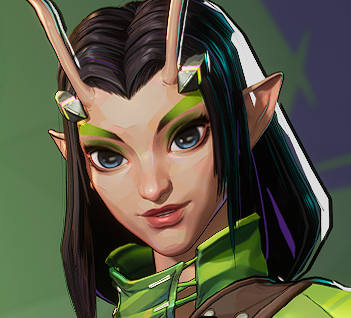 JumarYu's tweet photo. @ShotgunJesus_ @RivalsAssembled I thought so too then realized that this is only in the icon, if you go to the gallery they modified all her skins to not be alien-ish anymore https://t.co/zpSvTty771