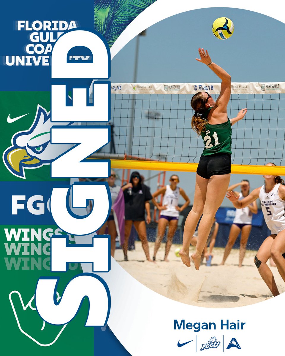FGCU_BeachVB's tweet photo. 𝐬𝐢𝐠𝐧𝐞𝐝 ✍️

welcome to FGCU, Megan!

#WingsUp https://t.co/7oqT1EIkXd