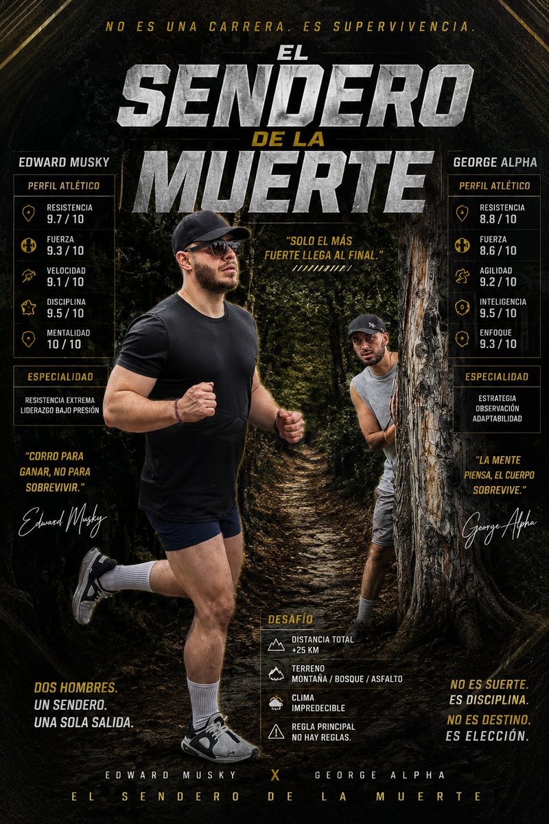 Georgealpha83's tweet photo. El sendero de la muerte pt. 1 próximo viernes. @edwardmusky   @Georgealpha83 https://t.co/voxhBTYs0o