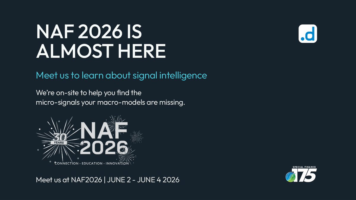dotDataUS's tweet photo. Broad credit models treat a high-risk micro-segment like a safe national average, costing lenders millions in hidden defaults. Meet our team at #NAF2026 to see how Signal Intelligence exposes these precise portfolio blind spots.  #AutoFinance https://t.co/wbk331Wl7o