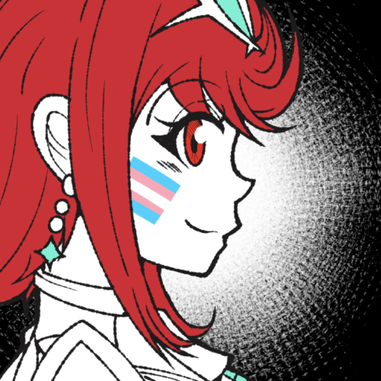 Noxyfied's tweet photo. Support Trans people!!!

#pyra #xenoblade #Xenoblade2  #ホムラ #ゼノブレイド2 #pridemonth https://t.co/OyGeUpK20B