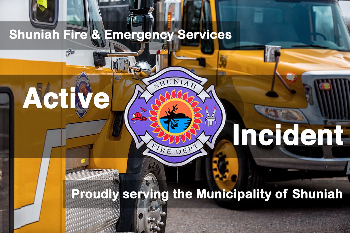 ShuniahFire's tweet photo. MUTUTAL AID: #Shuniah fire crews are responding to a request from #PassLake Fire for assistance with a wildfire. Shuniah fire crews responding to assist on Pass Lake Crossroad. https://t.co/bRdi8gLWuY