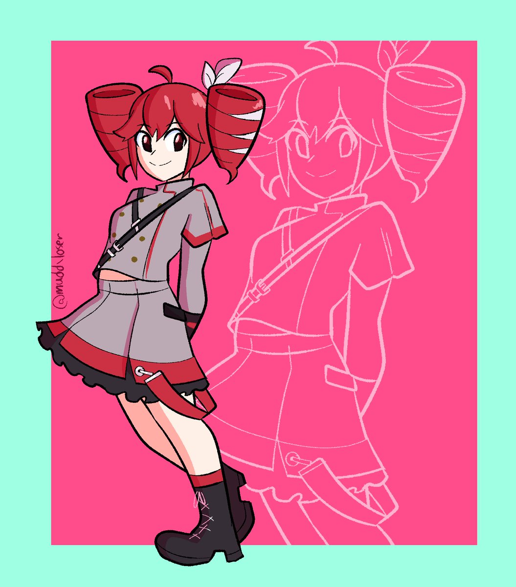 mudd_loser's tweet photo. twinning drill or smth idk im still new to this #teto #UTAU https://t.co/g5VCfmUoKa
