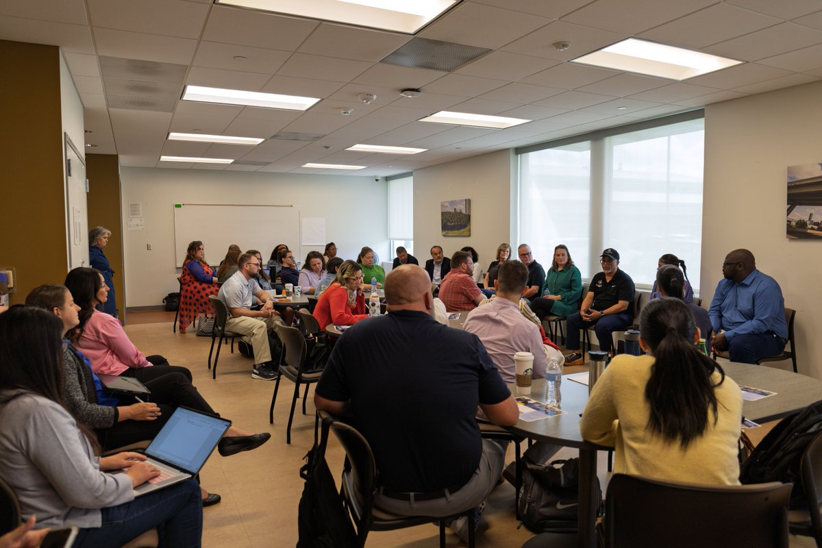 HCJPD's tweet photo. The Opportunity Center welcomed representatives from the Ohio Department of Youth Services, counties across Ohio, and Case Western Reserve University for a recent tour focused on youth-centered programming and collaboration. https://t.co/ShY66I415a