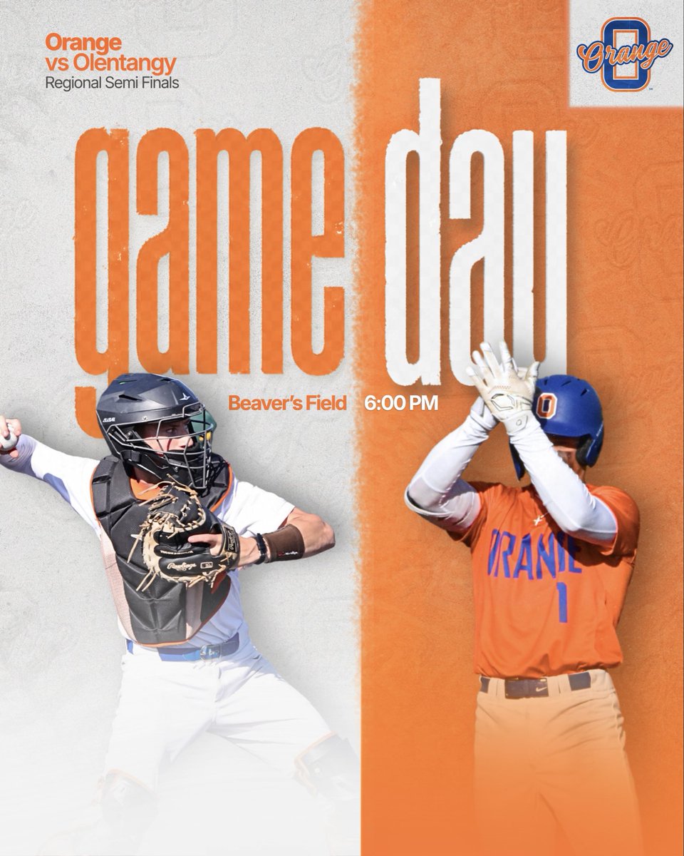 oobaseball's tweet photo. 𝗜𝗧’𝗦 𝗚𝗔𝗠𝗘𝗗𝗔𝗬

🆚 Olentangy (Regional Semi)
🕕 6:00 PM
📍Beaver’s Field (Lancaster)
🎟️ https://t.co/VbFRg0Iwha

Photo credit: Isabel Francisco 

#OrangeBaseball | #ICCU https://t.co/9R1L7CZUg0