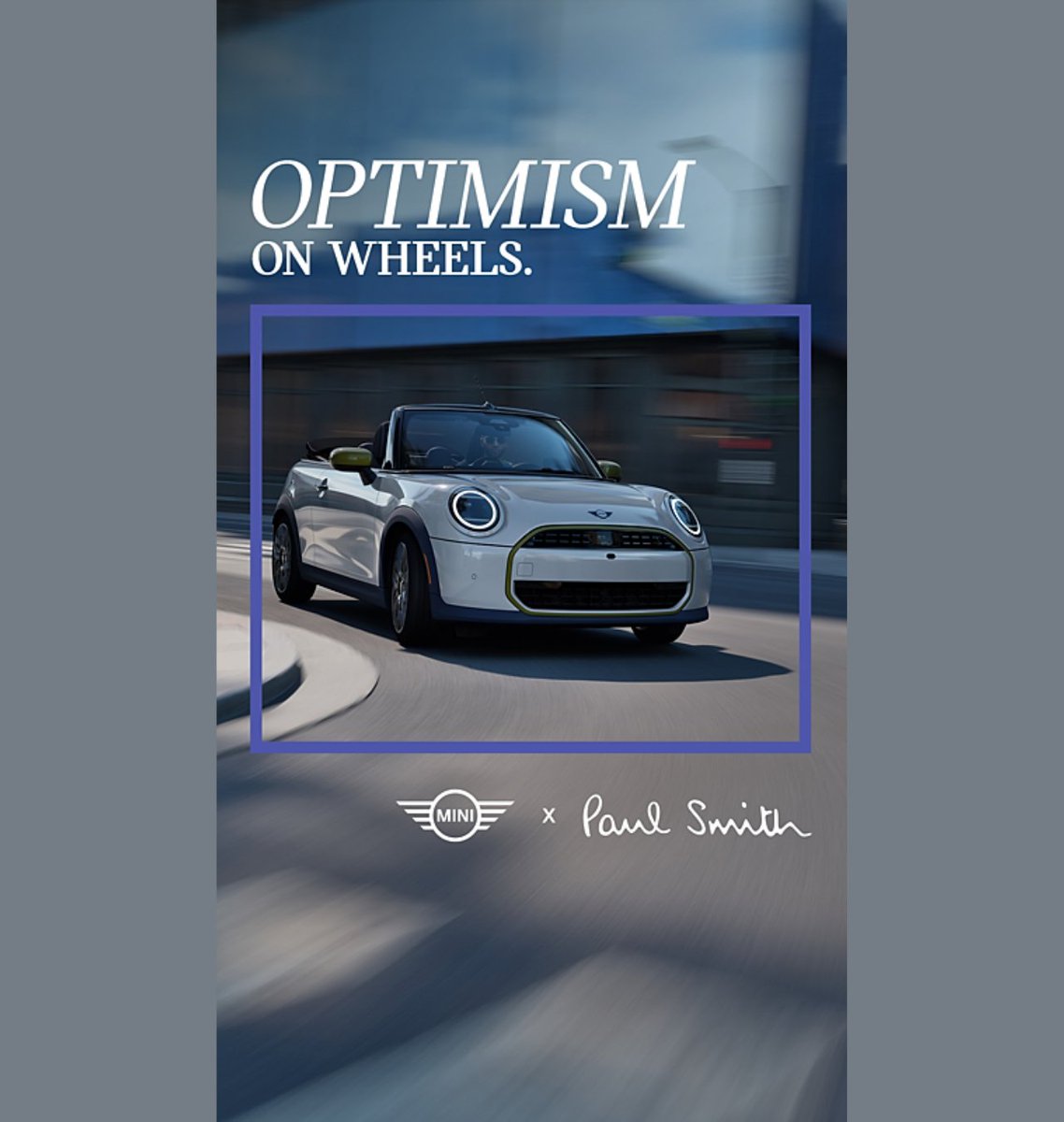 creviermini's tweet photo. You’ll never meet a happier MINI than the Paul Smith Edition.

A blend of two British symbols of creative expression, these limited-edition Coopers were developed alongside visionary Paul Smith to spread more smiles &amp; stripes than ever before. Learn more: https://t.co/loyfQ9IKUm https://t.co/pJUlzB37QY