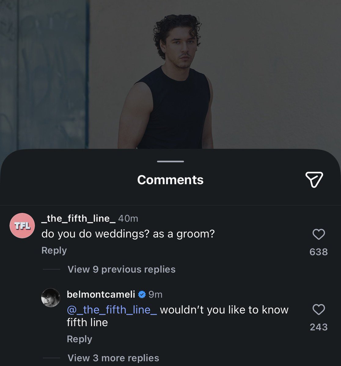 jxhnlogan's tweet photo. i love when belmont interacts with fans it’s always funny af😭 https://t.co/L4olPHwcJ6